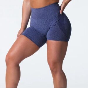 NVGTN Indigo High-Waisted Shorts